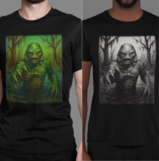 It Waits Below-Swamp Creature T-Shirt