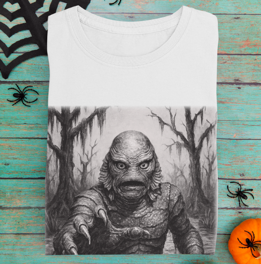 It Waits Below-Swamp Creature T-Shirt