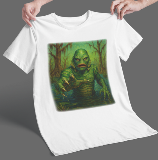 It Waits Below-Swamp Creature T-Shirt