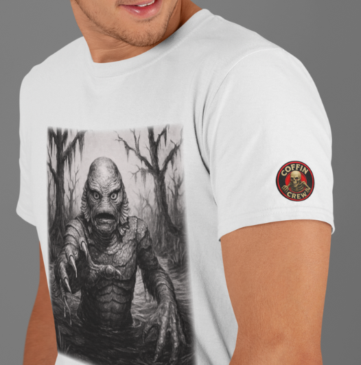 It Waits Below-Swamp Creature T-Shirt