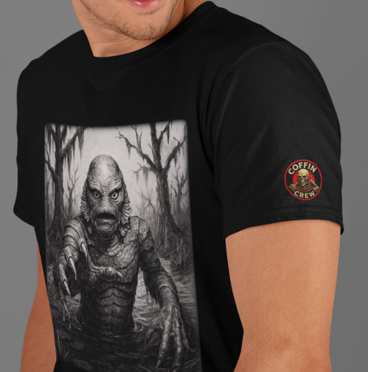 It Waits Below-Swamp Creature T-Shirt