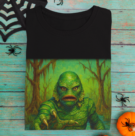 It Waits Below-Swamp Creature T-Shirt