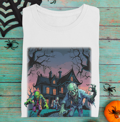 Rotten to the Core Zombie Tee – Haunted Path Edition