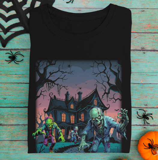 Rotten to the Core Zombie Tee – Haunted Path Edition