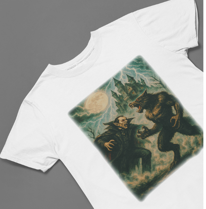 Vampire vs. Werewolf Feud T-Shirt