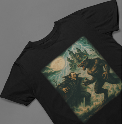 Vampire vs. Werewolf Feud T-Shirt