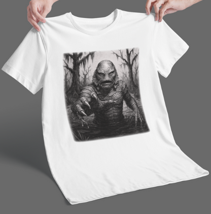 It Waits Below-Swamp Creature T-Shirt