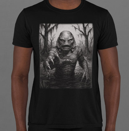 It Waits Below-Swamp Creature T-Shirt