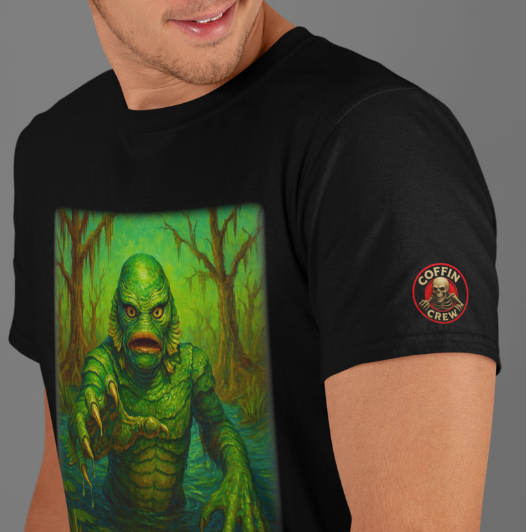 It Waits Below-Swamp Creature T-Shirt