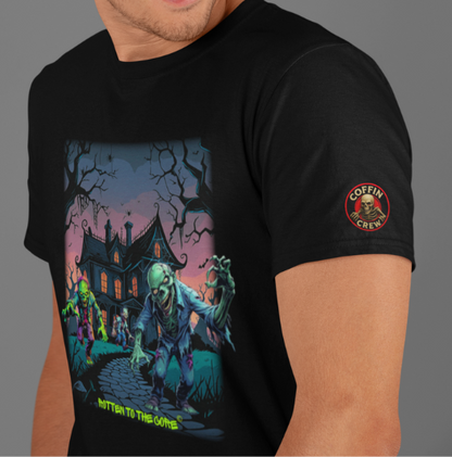 Rotten to the Core Zombie Tee – Haunted Path Edition