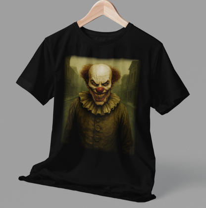 Antique Style Clown Tee – Street Haunt Edition