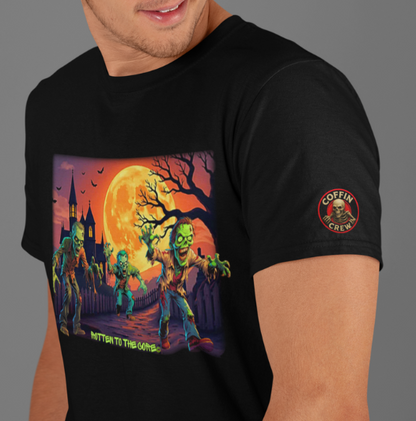 Rotten to the Core Zombie Tee – Moon March Edition