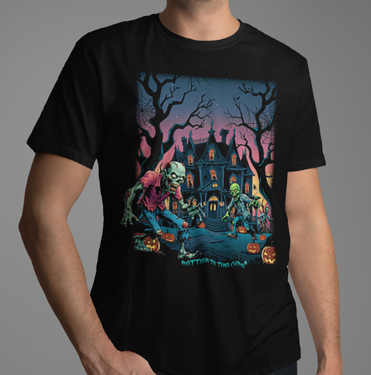 Rotting Mansion Zombie T-Shirt