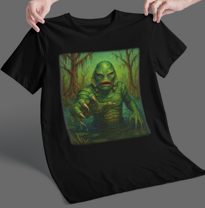 It Waits Below-Swamp Creature T-Shirt