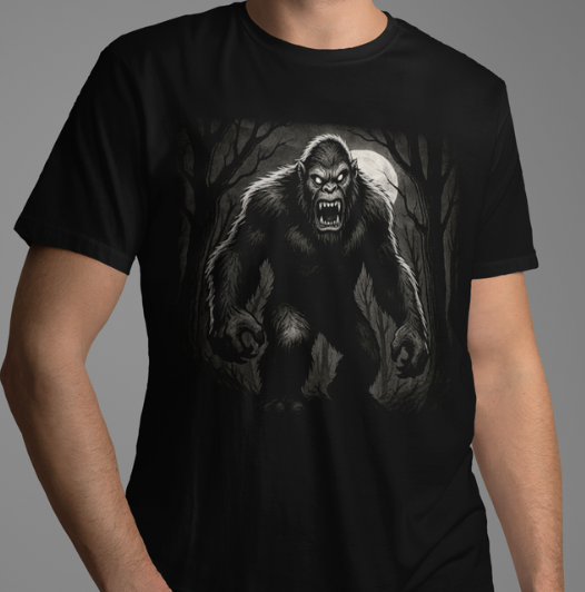 Moonlit Menace Tee – Sasquatch Edition