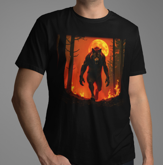 Inferno Howl Tee – Path of Rage Edition