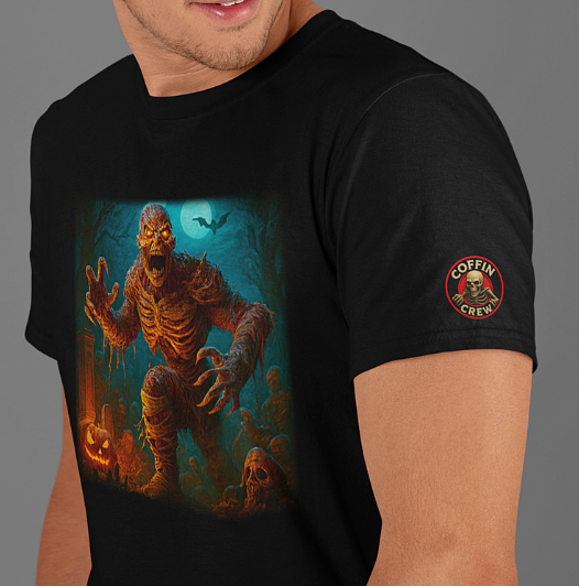 Graveriser Tee – Bone & Blaze Edition