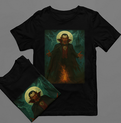 Gothtan Tee – Fang & Flame Edition